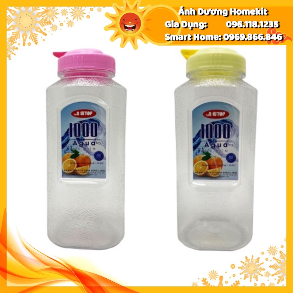 Bình nước Hàn Quốc dung tích 1000 ml Song Long Plastic anhduonghomekit