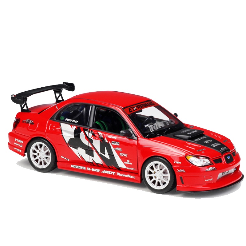 ✚Mô Hình Xe Hơi Subaru Wing Leopard IMPREZA STI Tỉ Lệ 1/24 Bằng Hợp Kim