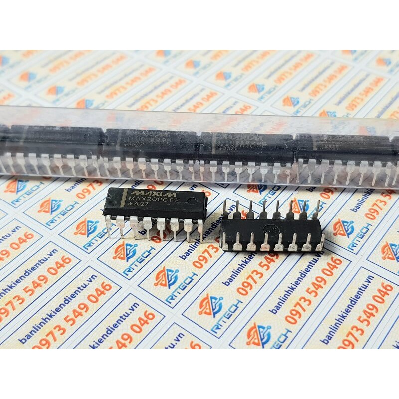 [Combo 10 con] MAX202EPE, MAX202CPE, MAX202 IC Chuyên Dụng DIP-16