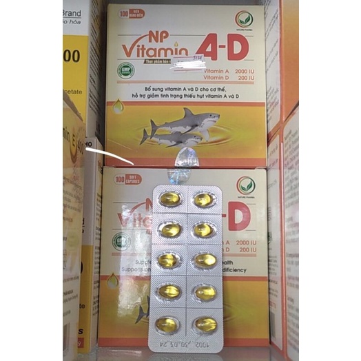 Vitamin AD giãm mờ mắt,khô mắt,hỗ trợ đẹp da,còi xương