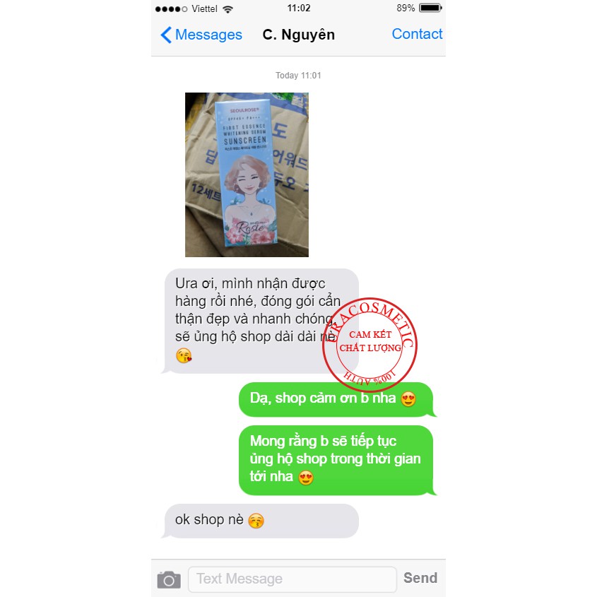 [HÀNG CHÍNH HÃNG 100%] Kem chống nắng Rosie Seoul Rose - Kem chống nắng trắng da siêu HOT HIT CHO HÈ 2020 | BigBuy360 - bigbuy360.vn