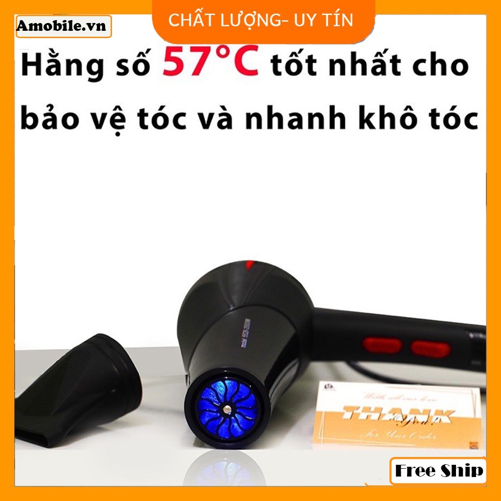 Máy sấy tóc panasoni dùng là thích/ may say toc tạo kiểu Công Suất Lớn 3500W tạo phồng, uốn xoăn bởi ba mức nhiệt