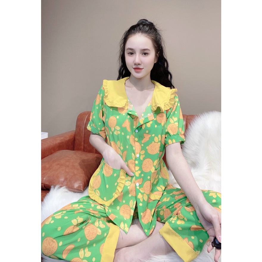 Đồ bộ mặc nhà hoa tiết siêu xinh thoáng mát