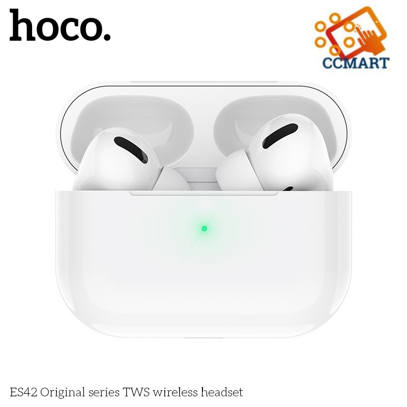 Tai nghe Bluetooth HOCO ES42 NEW 2020 BT5.0 - pin 400mAh - Hỗ trợ sạc không dây - Tặng kèm case