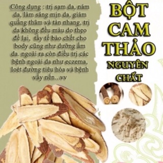 Bột Cam Thảo Handmade Sáng Mịn Da