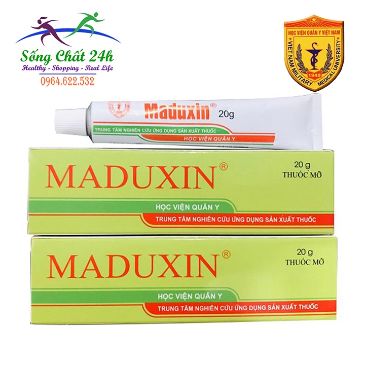 Kem Bôi Bỏng Maduxin Tuýp 20g - Sống Chất 24h