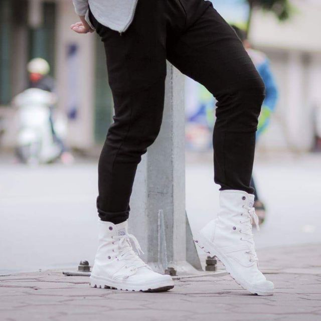 Giày palladium trắng (white)