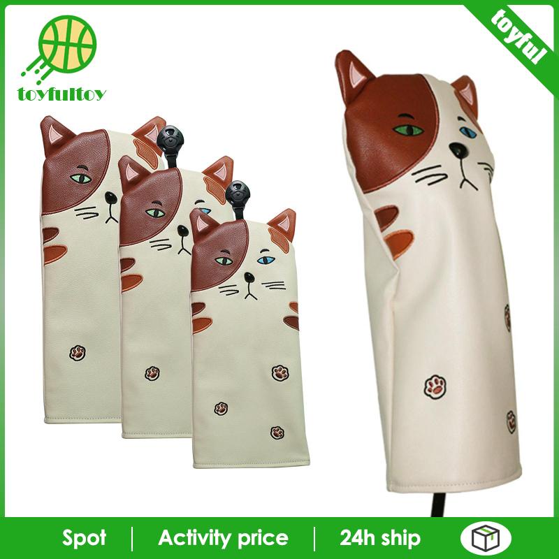 Vỏ Bọc Đầu Gậy Đánh Golf Bằng PU Cao Cấp Cho Golf Club FW UT 26x11.5cm UT