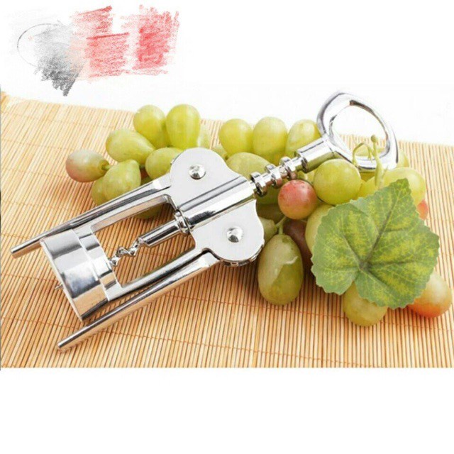 Mở rượu vang 100% inox túi đỏ 606