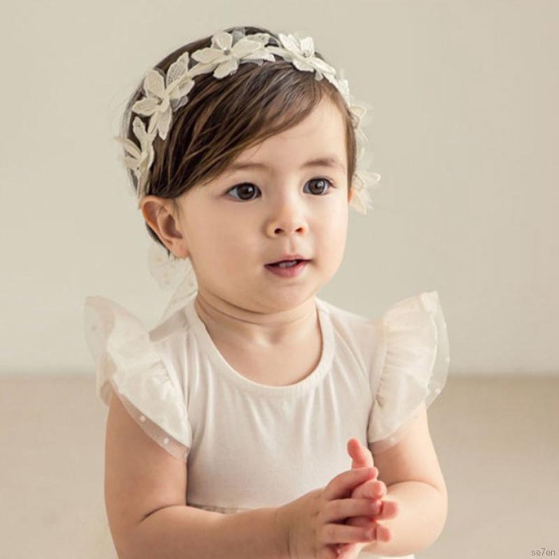 Băng đô hình hoa xinh xắn cho bé từ 1 tới 3 tuổi