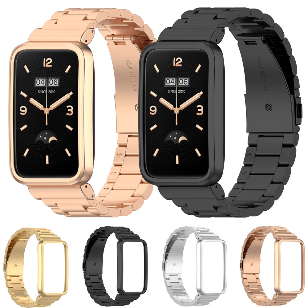 Dây Đeo Thay Thế Bằng Thép Không Gỉ Cho Xiaomi MI Band 7 Pro