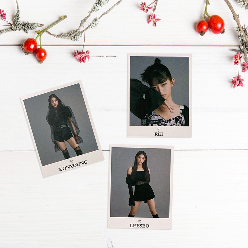 Tmdbyx Set 6 tấm thẻ ảnh lomo hình nhóm nhạc Kpop IVE DAZED KOREA