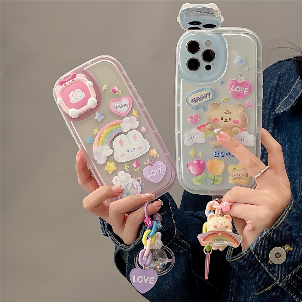 Ốp Điện Thoại TPU Mềm Tích Hợp Gương Trang Điểm Cho iphone Case 13 Pro Max 12 Pro Max