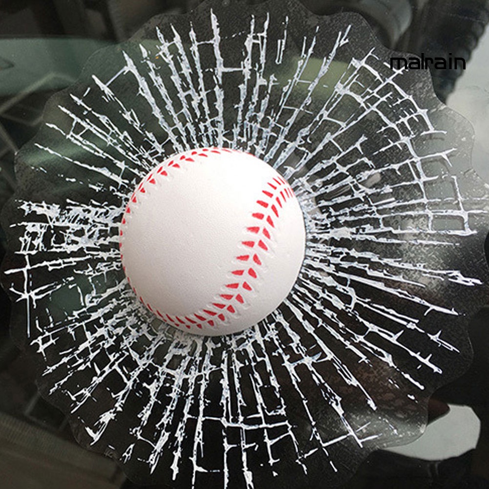 Miếng Dán 3D Trang Trí Xe Hơi Họa Tiết Quả Bóng Tennis/Bóng Đá/Bóng Rổ Ngộ Nghĩnh