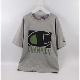 Áo thun Champion chữ C lớn xám hàng chính hãng