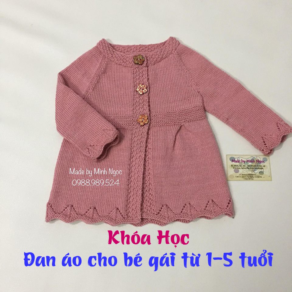 Voucher KH07 - Khoá học đan áo váy cho bé 1-5 tuổi
