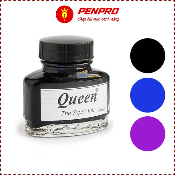 Mực Queen Đen ( NỮ HOÀNG ) SUPER INK – MỰC VIẾT MÁY