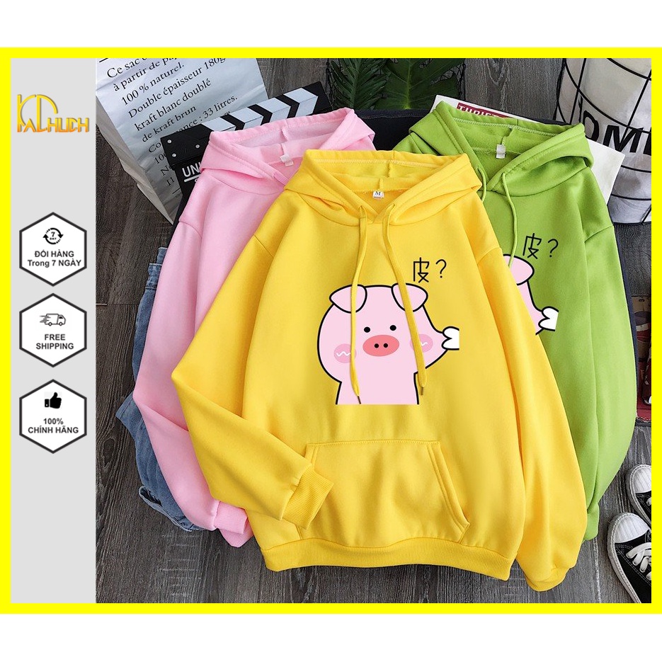 ÁO HOODIE NAM NỮ UNISEX IN HEO NHÉO MÁ SIÊU CƯNG