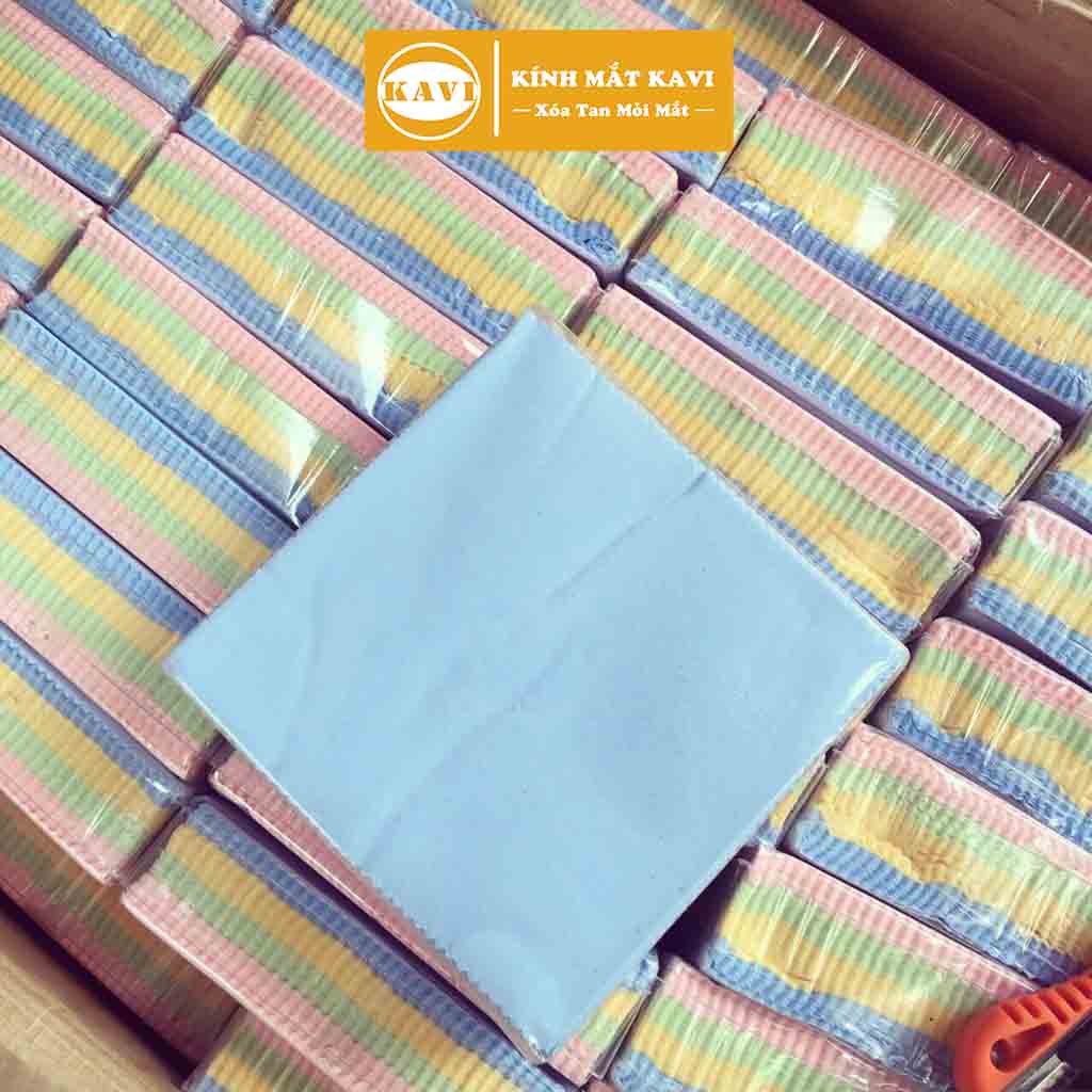Bộ 10 Khăn Lau Kính Chuyên Dụng Kavi - Lau Mắt Kính Cận, Mặt Kính Điện Thoại