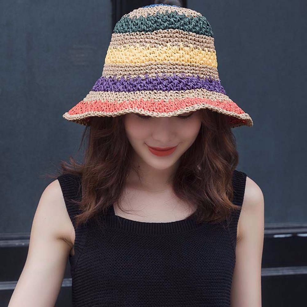 Nón Bucket Rộng Vành Thoáng Khí Thời Trang Đi Biển Mùa Hè