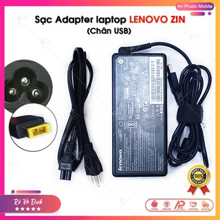 Sạc Laptop LENOVO Chân USB ✅ Cục Adapter Lenovo 65W (20V-3,25A), 90W, 135W chân vuông Zin bóc máy- Bảo hành 1 năm