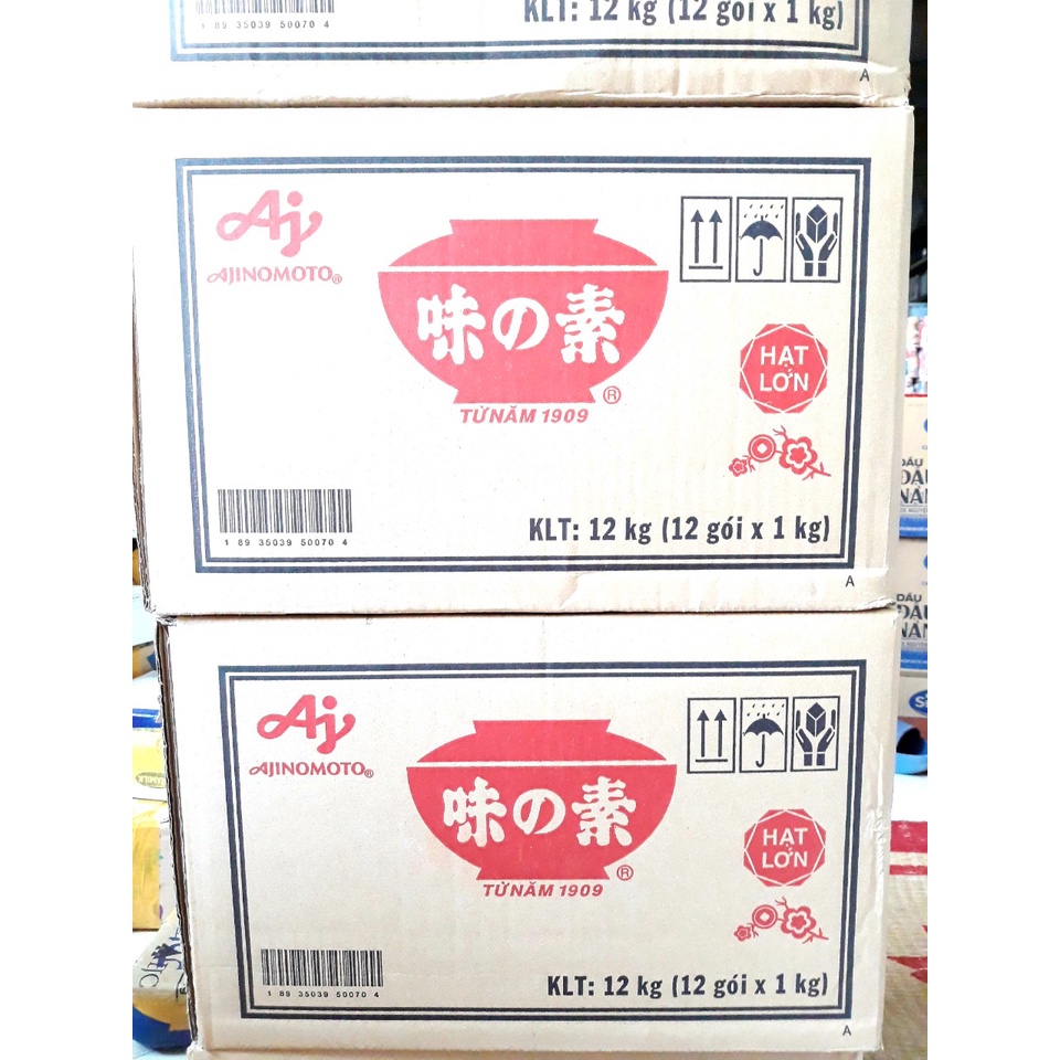 Thùng, Vỏ Hộp CARTON Mì Chính Bột Ngọt  AJI-NO-MOTO Loại 1kg