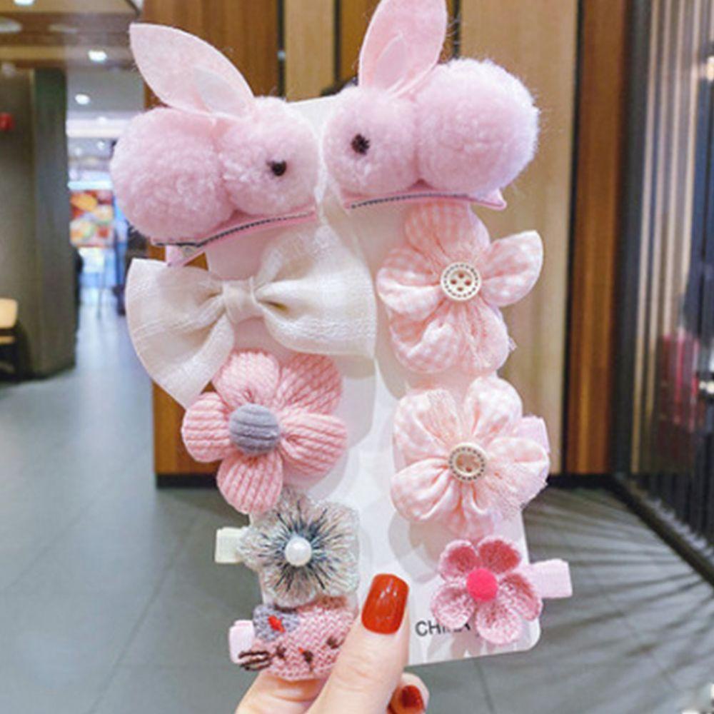 Set 8 Kẹp Tóc Mini Màu Sắc Trơn Phong Cách Hàn Quốc Dành Cho Nữ