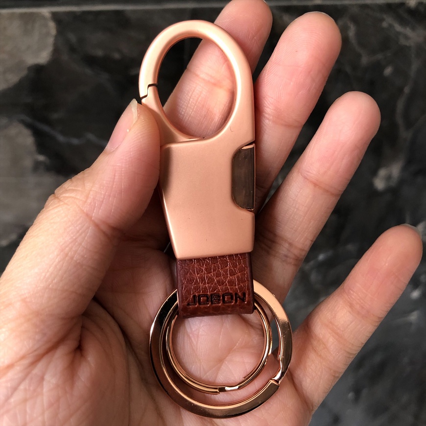 Móc chìa khoá kim loại cao cấp Jobon - Móc chìa khoá xe oto, xe hơi kim loại sang trọng