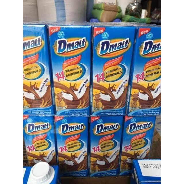 [01 Thùng] Sữa lúa mạch cacao DMalt - nhập khẩu Úc
