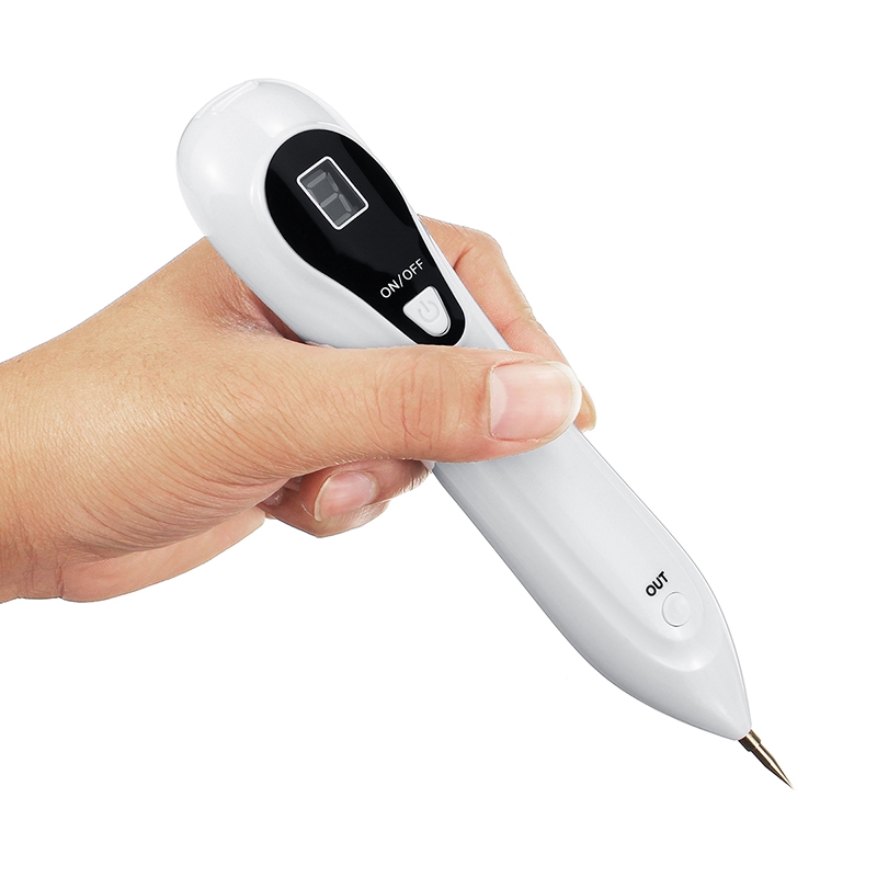 [ele] LCD Laser Skin Tag Remover Electric Wart Dot Dark Spot Mole Removal Pen Machine