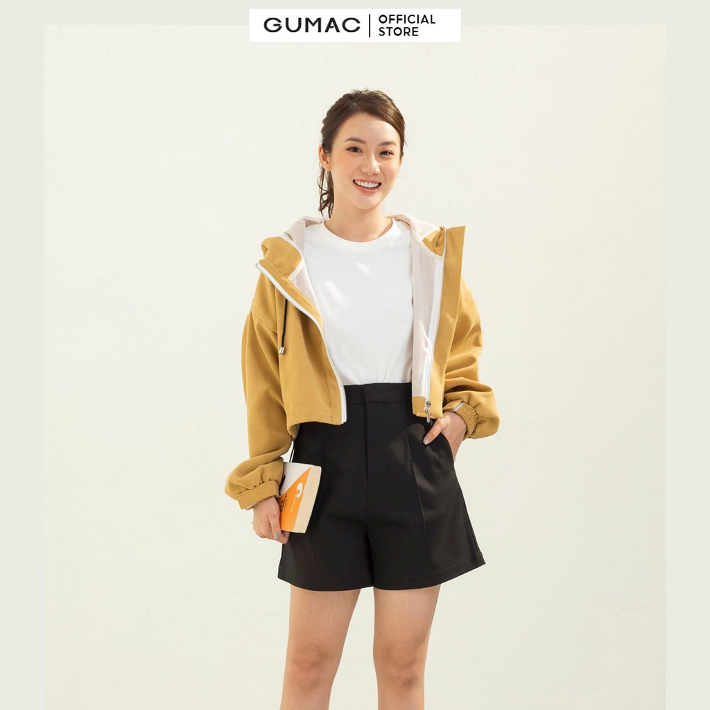 [Mã WABRGU99 giảm 12% đơn 99K] Quần short nữ xếp ly thời trang GUMAC QC03062