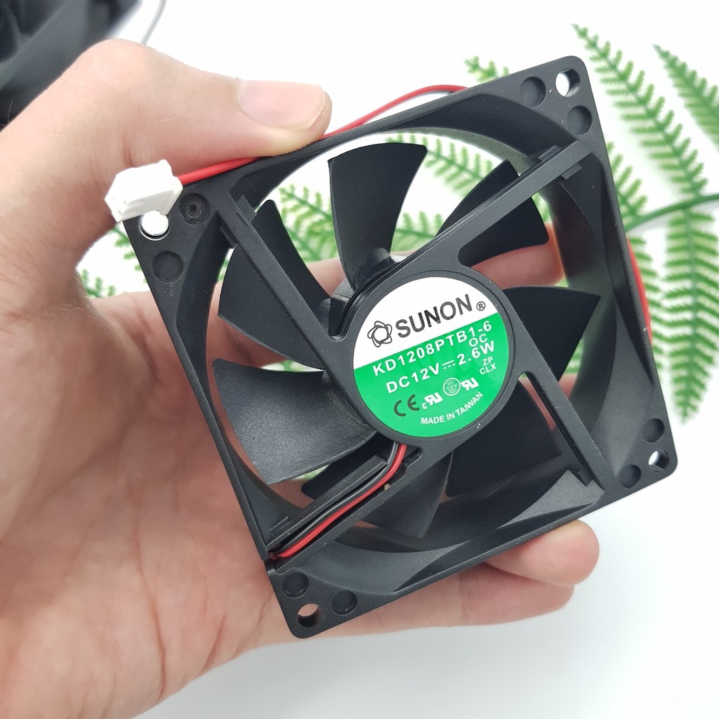 Quạt Tản Nhiệt Brushless 12V 8x8x2.5CM 3000RPM🍀 Quạt 12V 8x8CM Hút Mùi Thổi Nhiệt Máy Tính Thủy Sinh Tiện Dụng