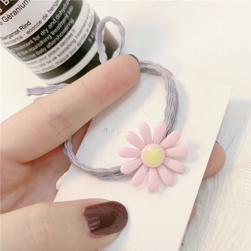 Combo sỉ 100 dây buộc tóc hoa cúc [RẺ NHẤT SHOPEE]