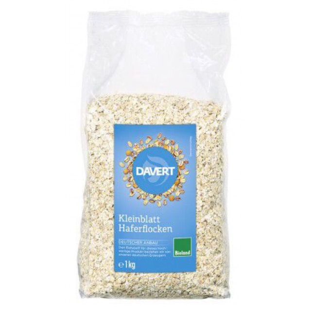 Yến mạch hữu cơ cán mỏng Davert (1kg)