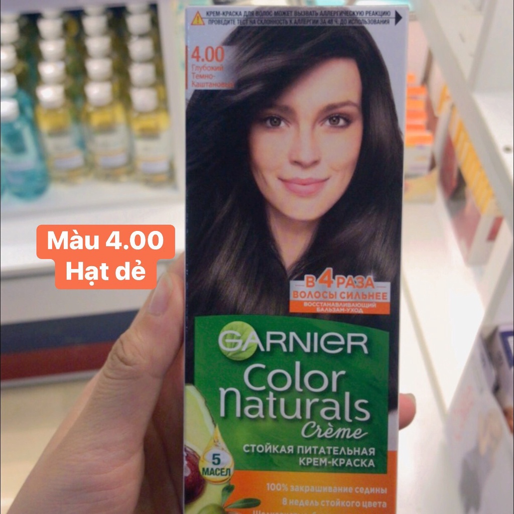 Thuốc nhuộm tóc Garnier Nga lên màu tự nhiên  - Bachduongrushop