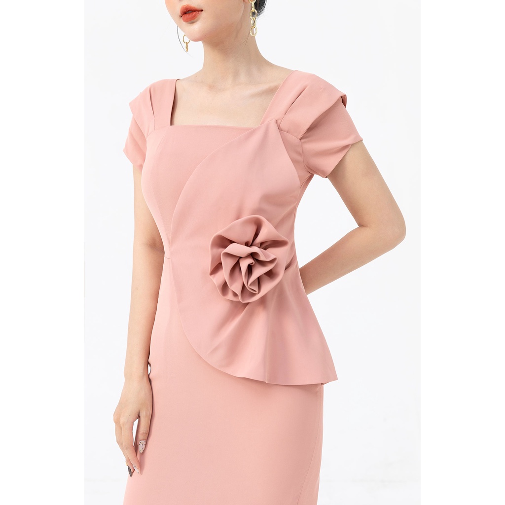 Đầm Dạ Hội SHE'S BACK Dáng Ôm Hoa Eo S63F21Q024