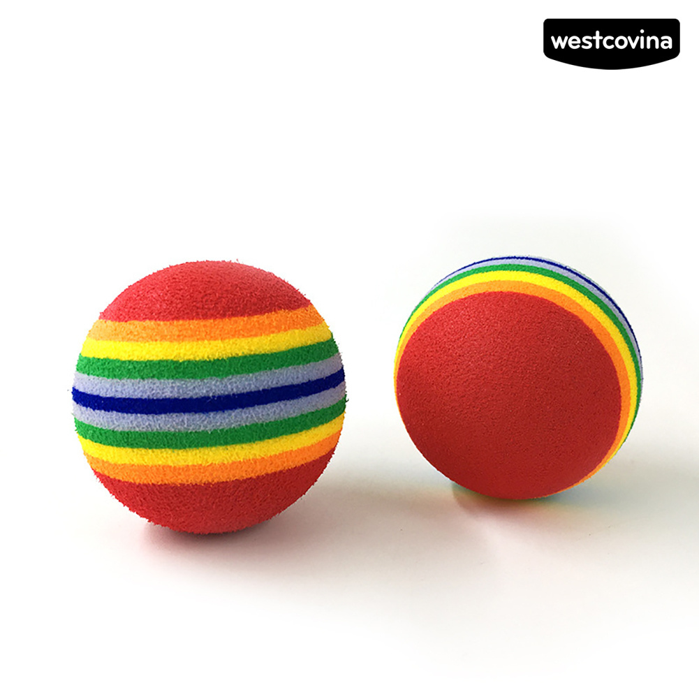 Đồ Chơi Bóng Gặm Hình Cầu Vồng Vui Nhộn Cho Thú Cưng