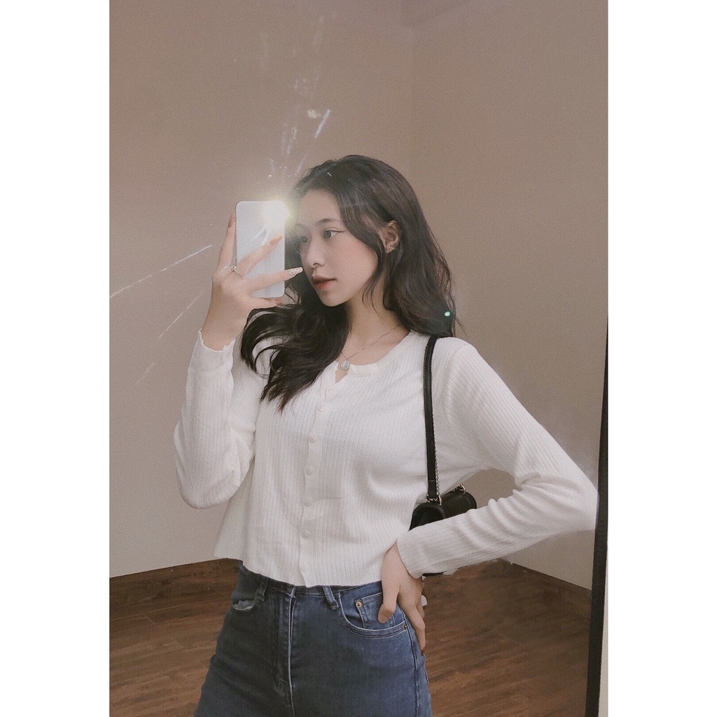 Áo cardigan len hàn cúc dọc A1407 SUSTORE