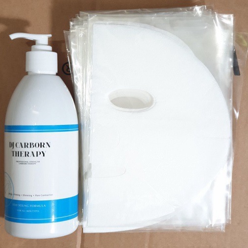 Mặt Nạ Co2 Dj Carbon Therapy Chai 500ml+ Kèm 35 Mask Thải Độc Da
