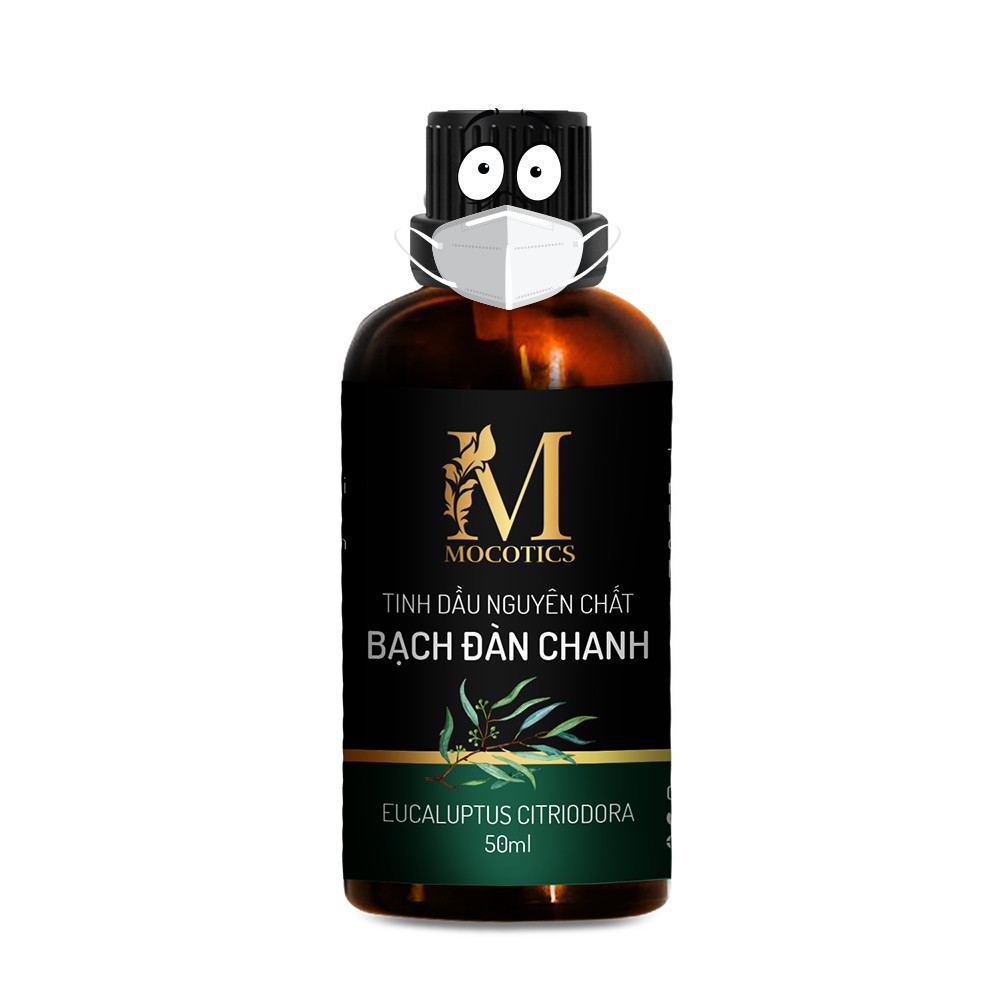 Tinh Dầu Bạch Đàn Chanh Mocotics 50ML | 100% Thiên Nhiên Nguyên Chất | Xông Thơm Phòng | Tặng lọ treo tinh dầu treo xe