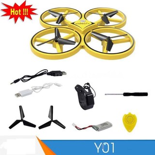 Máy Bay Điều Khiển| cảm ứng tay NEW| Loại 1 Từ Xa Drone Y01  - Dùng Cảm Biến  Cử Chỉ Tay
