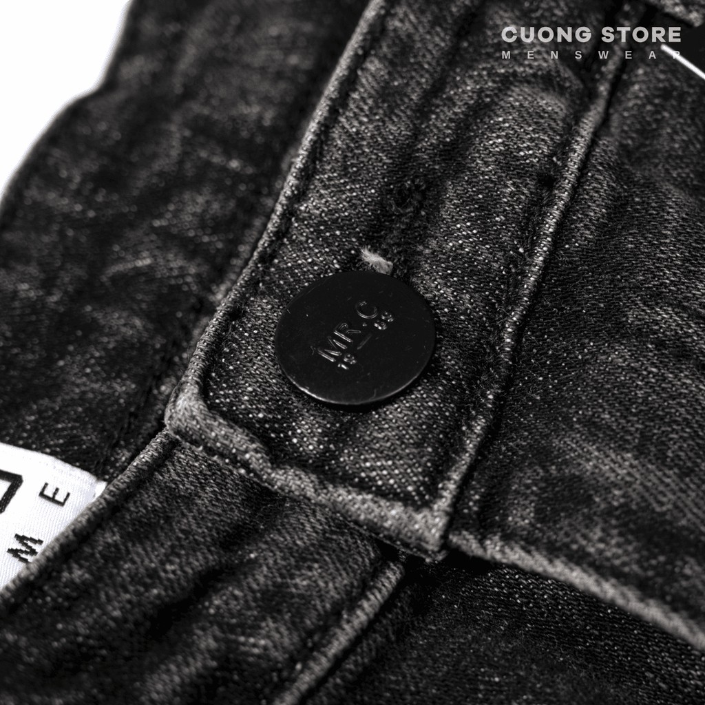 Quần jean dài nam cao cấp MRC 0183-SN chất cotton cao cấp, form ôm vừa vặn, tôn dáng, rách nhẹ trẻ trung