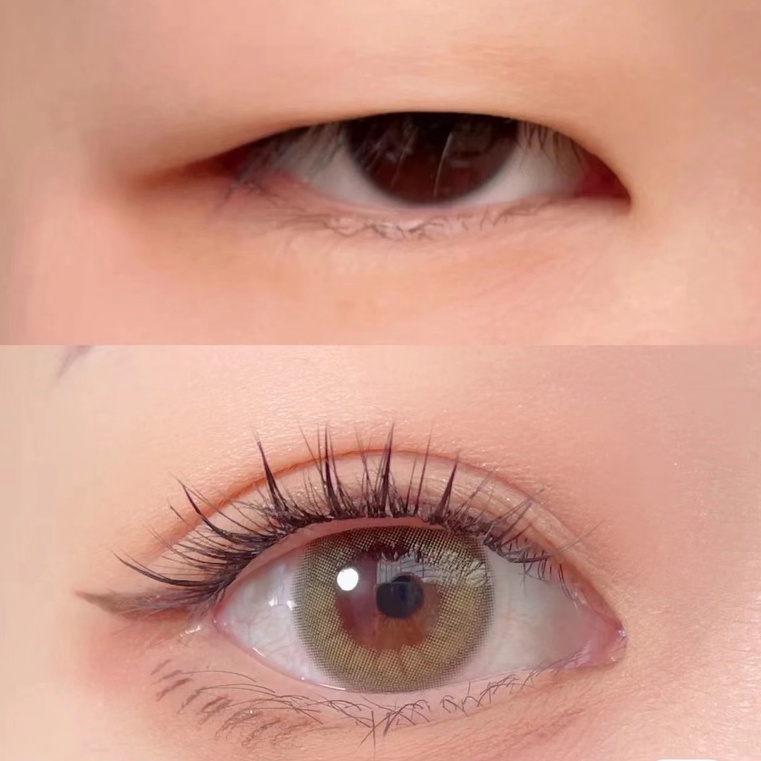 Xixi Set 10 Miếng Dán Kích Mí Tự Dính Vô Hình Lâu Trôi Không Đường May