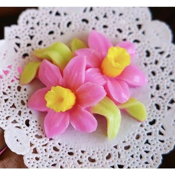 Khuôn Silicone Hoa Mẫu Đơn Hoa Hồng Hoa cúc hoa cẩm tú cầu hoa dừa cạn hoa nhài Trang Trí Bánh