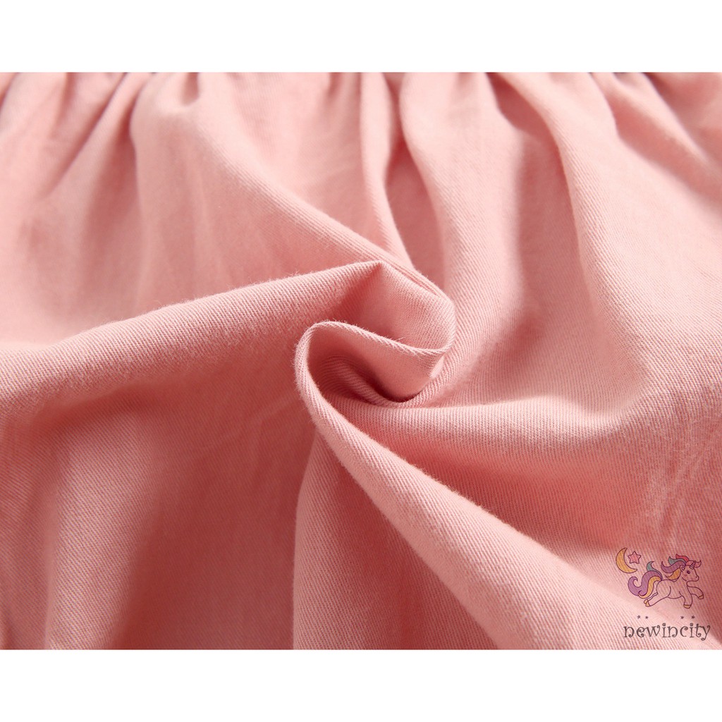 Áo Liền Quần Yếm Tay Loe Xinh Xắn Cho Bé Gái