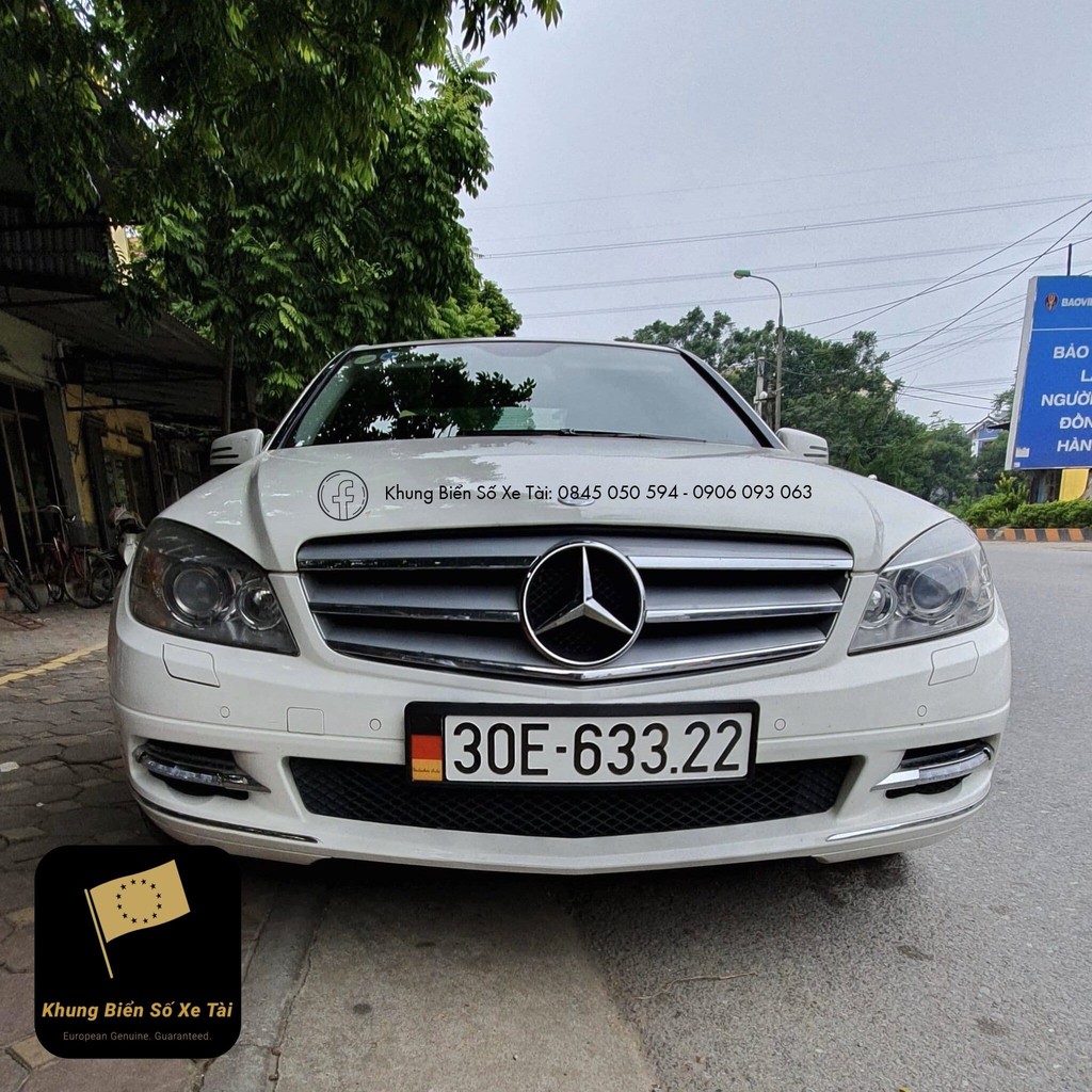 Khung biển số xe ô tô Châu Âu Wurth phiên bản cờ Đức