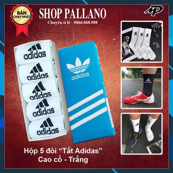 Hộp Tất Adidas COMBO (5 đôi), Tất Thể Thao Cao Cấp CỔ CAO. Chuyên sỉ tất vớ, Hàng LOẠI 1