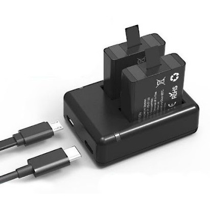 BỘ 2 PIN 1 SẠC ĐÔI RAVPOWER CHO GOPRO 5,6,7