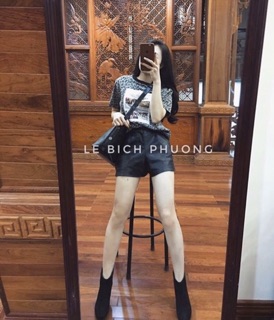 Quần sooc da cao cấp siêu hot nữ S632
