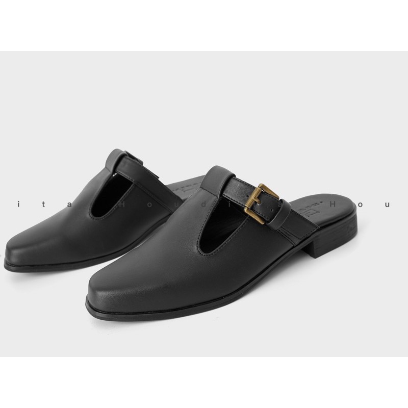 Giày lười nam cao cấp đế bệt Sabo Nam, phong cách Retro - HOUDITA SB02
